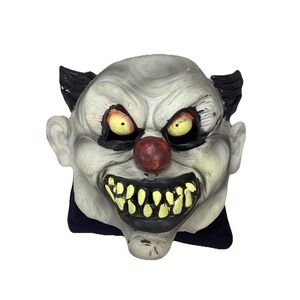 Rubie's Killer Clown Red Nose Scary Halloween Latex Rubber Mask 2010 Adult